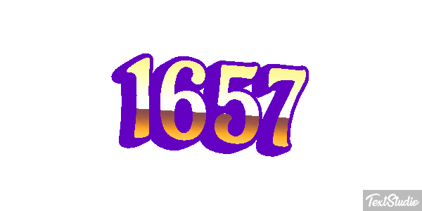 1657 Text effect