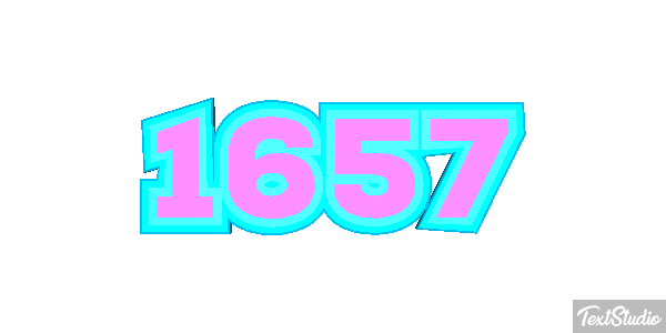 1657 Text effect
