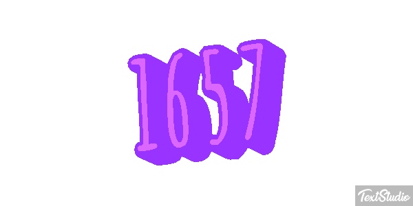 1657 Text effect