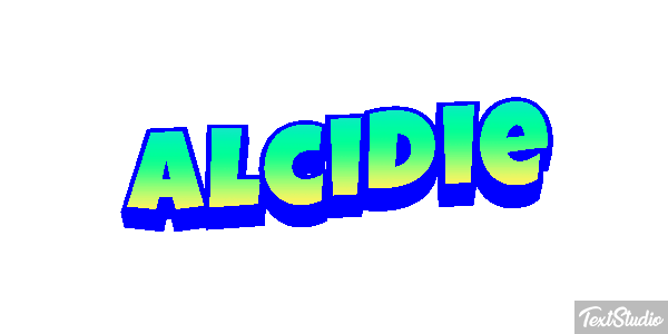 Alcidie Efecto de texto