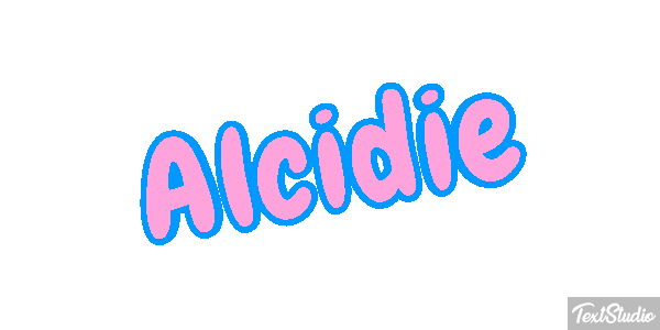 Alcidie Efecto de texto