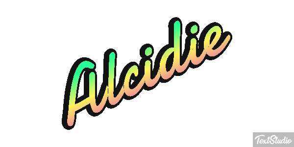 Alcidie Efecto de texto