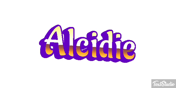Alcidie Efecto de texto