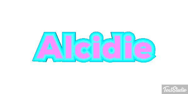 Alcidie Efecto de texto