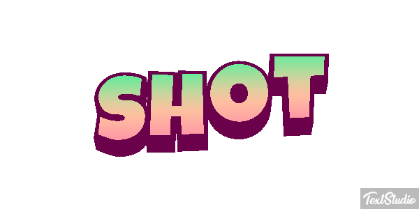 Shot Text effect