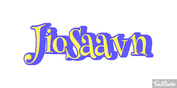 JioSaavn Texteffekt