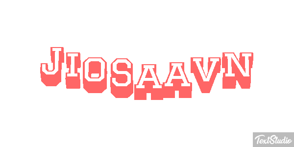 JioSaavn Texteffekt
