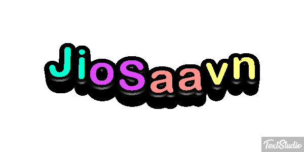JioSaavn Texteffekt