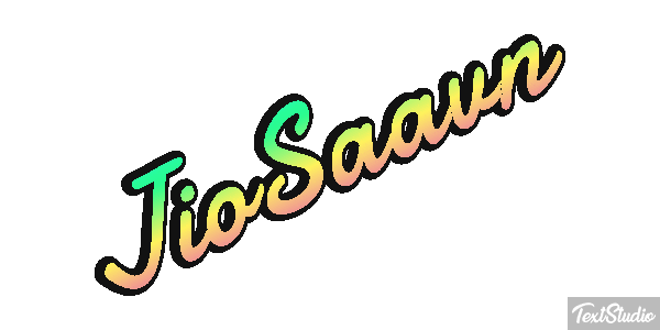 JioSaavn Texteffekt