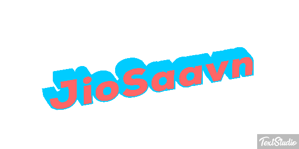 JioSaavn Texteffekt