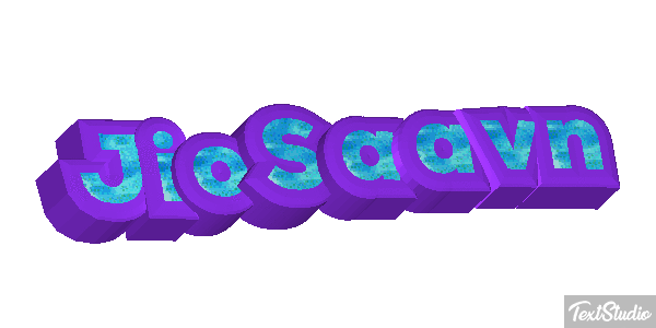 JioSaavn Texteffekt
