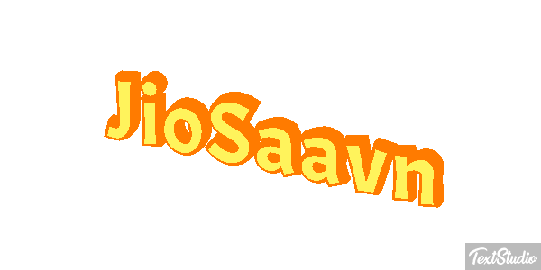 JioSaavn Texteffekt