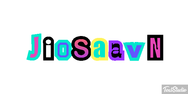 JioSaavn Texteffekt