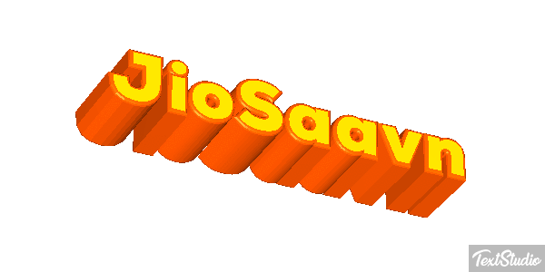 JioSaavn Texteffekt