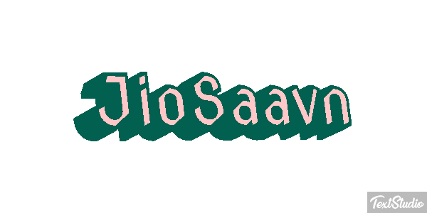 JioSaavn Texteffekt