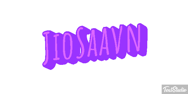 JioSaavn Texteffekt