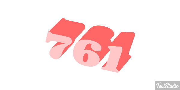761 Tekst effect