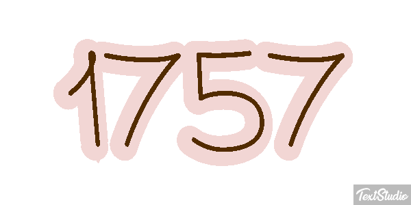 1757 Text effect