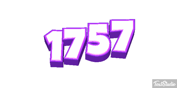 1757 Text effect