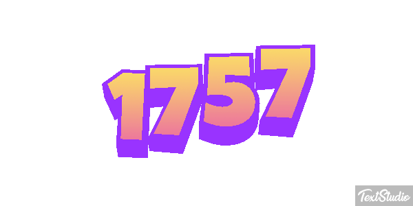 1757 Text effect