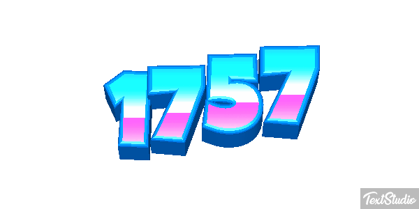 1757 Text effect