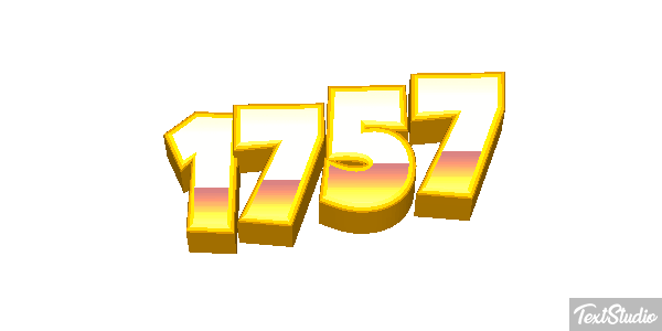 1757 Text effect