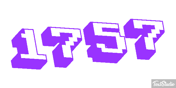 1757 Text effect