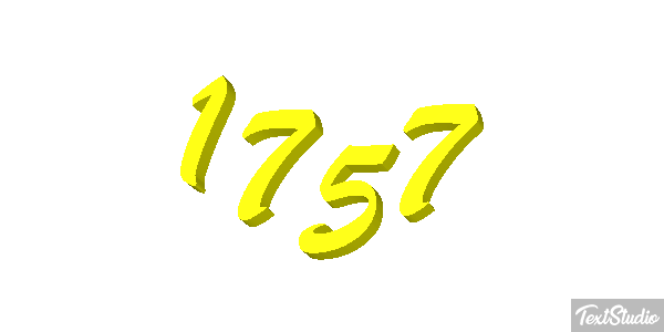 1757 Text effect