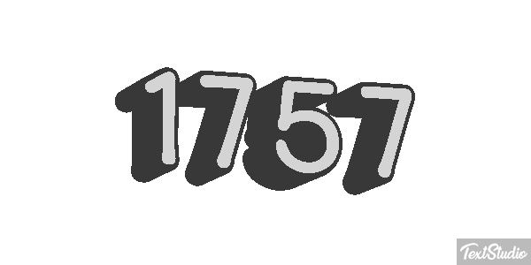 1757 Text effect