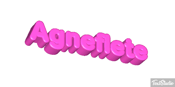 Agneflète Efecto de texto