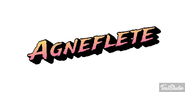 Agneflète Efecto de texto