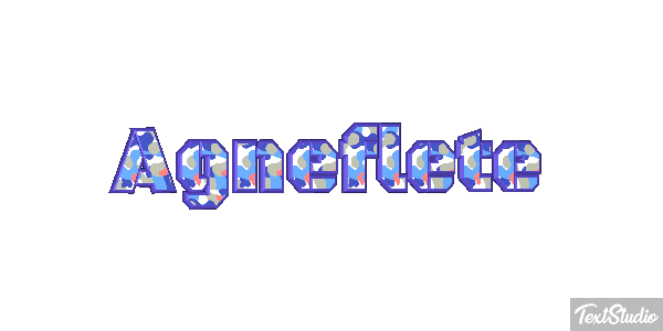 Agneflète Efecto de texto