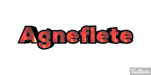 Agneflète Efecto de texto