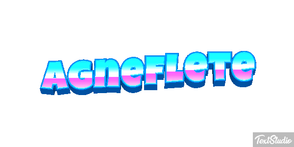 Agneflète Efecto de texto