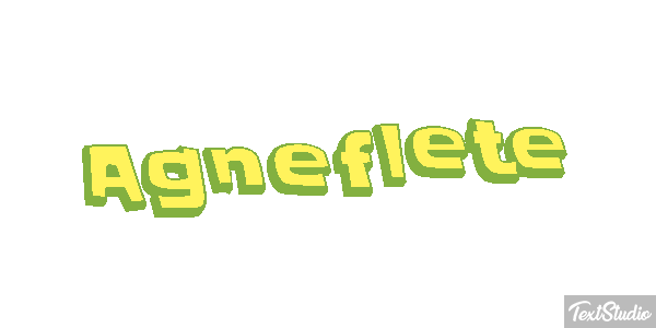 Agneflète Efecto de texto