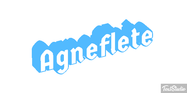 Agneflète Efecto de texto