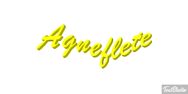 Agneflète Efecto de texto