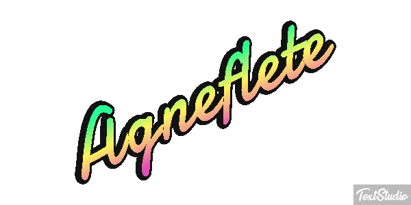 Agneflète Efecto de texto
