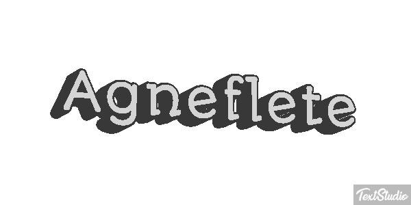 Agneflète Efecto de texto