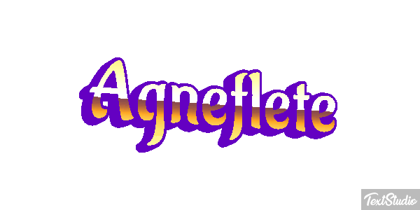 Agneflète Efecto de texto
