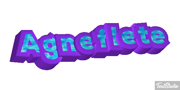 Agneflète Efecto de texto
