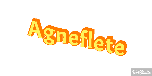 Agneflète Efecto de texto