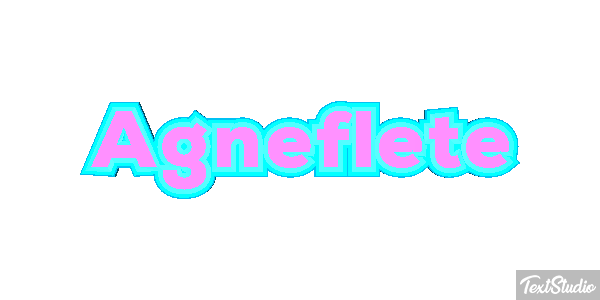 Agneflète Efecto de texto