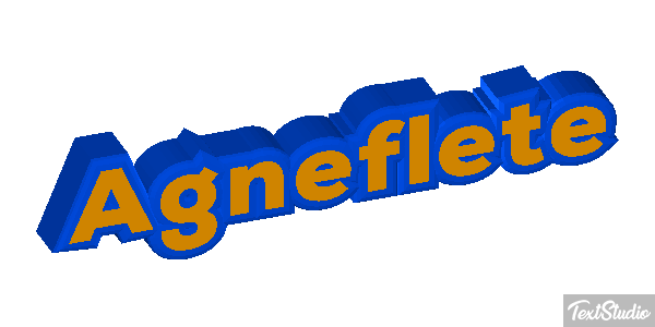 Agneflète Efecto de texto