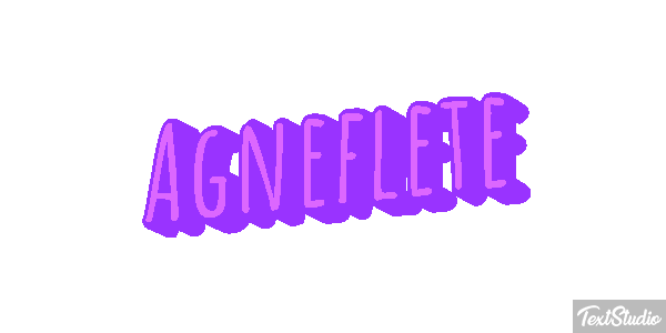 Agneflète Efecto de texto