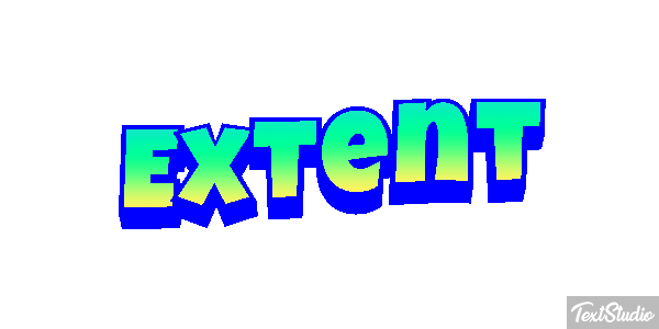 Extent Efeito do texto