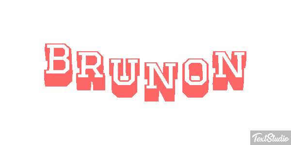 Brunon Text effect