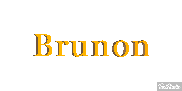 Brunon Text effect