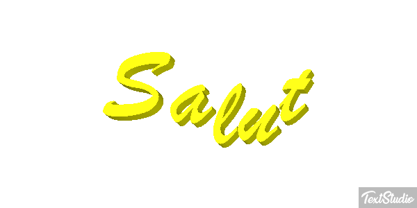 Salut Effetto testo