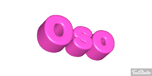 Oso Tekst effect